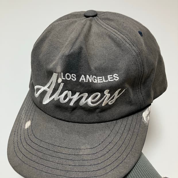 도넛리벤지 LA 6패널캡 볼캡 모자 그레이 