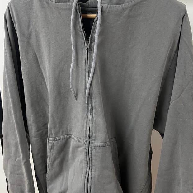 (새상품)이지갭 후드집업 포에틱그레이 L