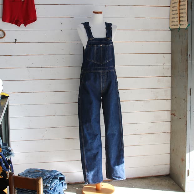 BIG JOHN 데님 오버롤 팬츠 (여성용)