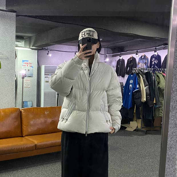 오프닝프로젝트 빅로그 푸퍼 다운 숏 패딩B3193