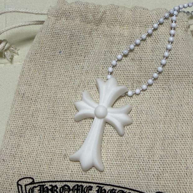 크롬하츠 실리크롬 목걸이 화이트