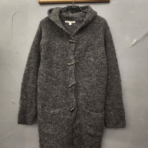 일본빈티지 양모후드코트