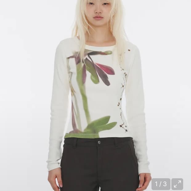 웰빙익스프레스 롱슬리브 플라워