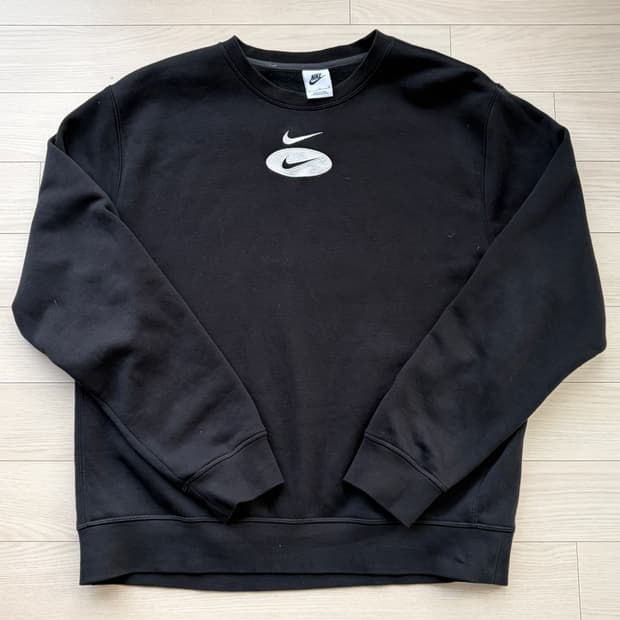 NSW 나이키 더블 스우시 스웻 블랙 103 