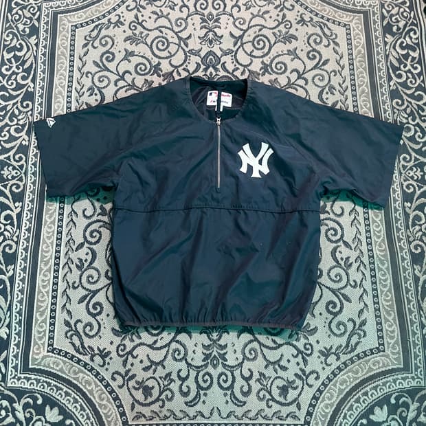 L 마제스틱 뉴욕양키스 반팔 웜업/W2661