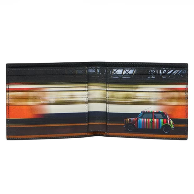 폴 스미스 레더 커뮤터 미니 인테리어 빌폴드 월렛 블랙