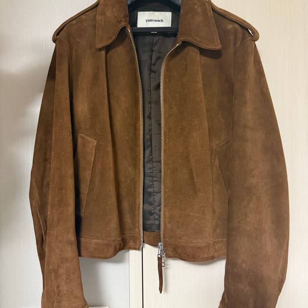 토니웩 견장 스웨이드 자켓