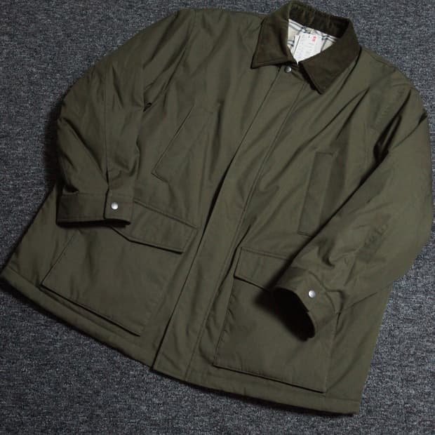 (4XL) 유니클로 JW앤더슨 테크 퍼프 자켓 올리브