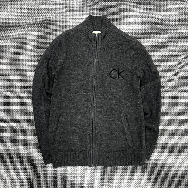 캘빈클라인 니트집업