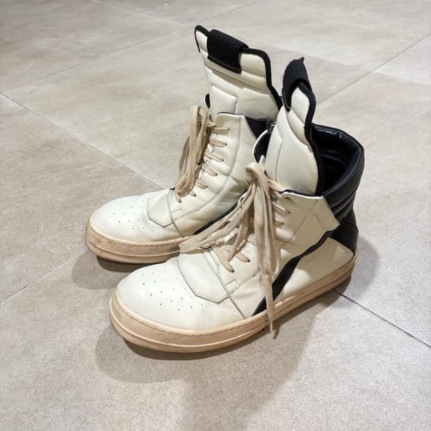 릭오웬스 지오바스켓 밀크