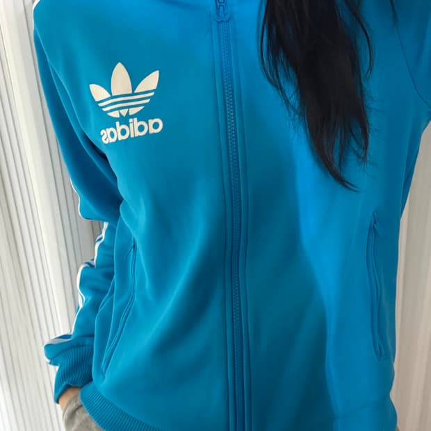 아디다스 블루 후드플락 져지 95 