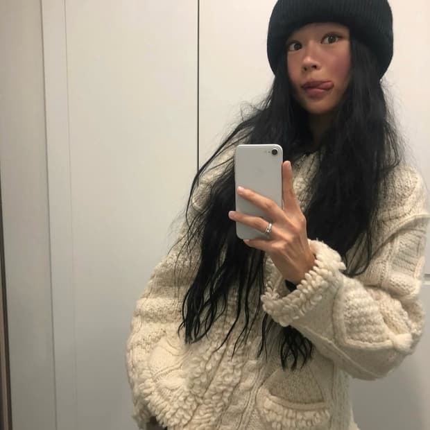 ecuador  니트 집업