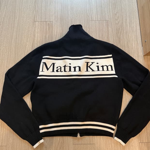 마뗑킴 니트 집업 가디건