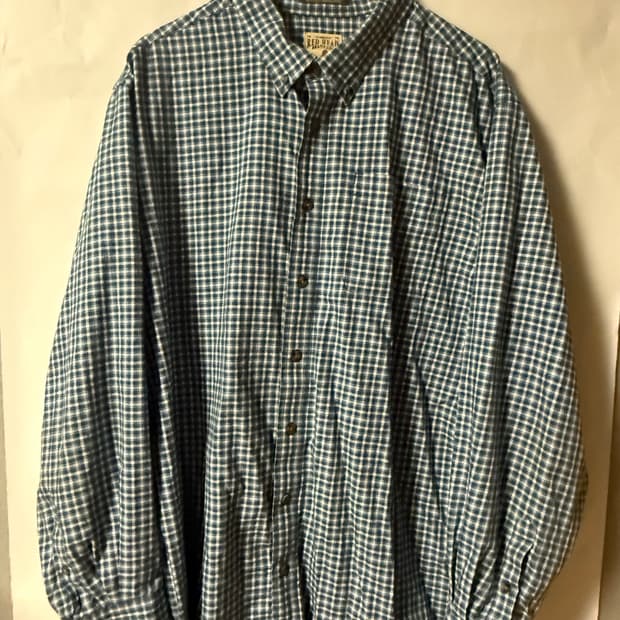빈티지 체크 셔츠