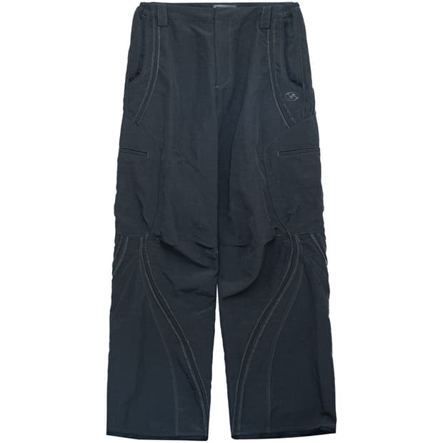 산산기어 파이핑팬츠 블루차콜