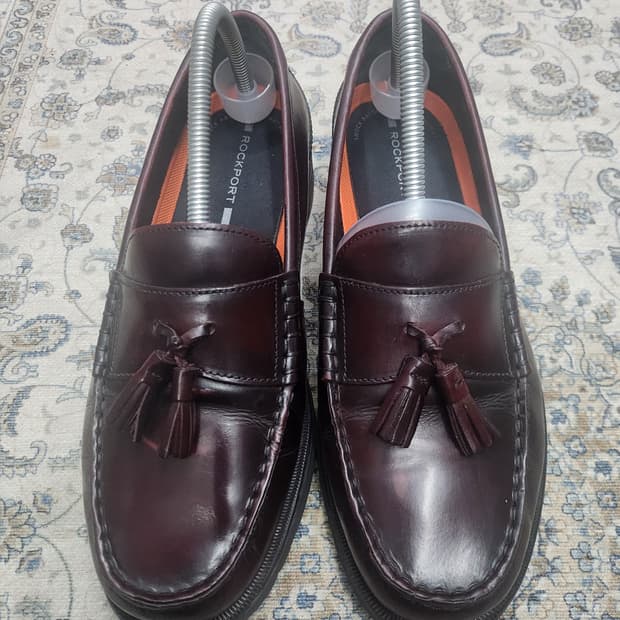 락포트 태슬 로퍼 버건디 260mm