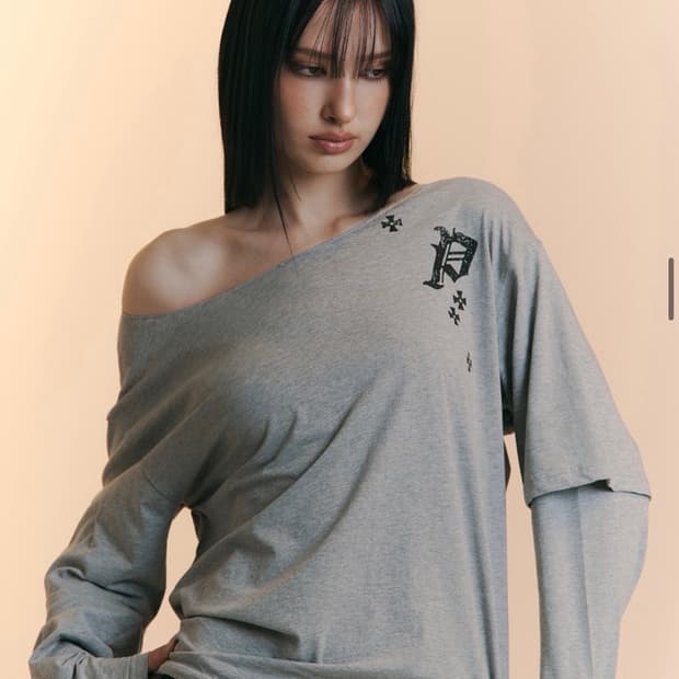 플리즈노팔로우 noice 타이 롱슬리브