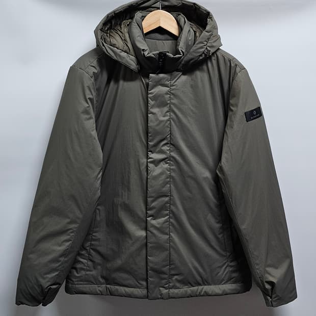 블랙야크 구스다운 후드패딩 100