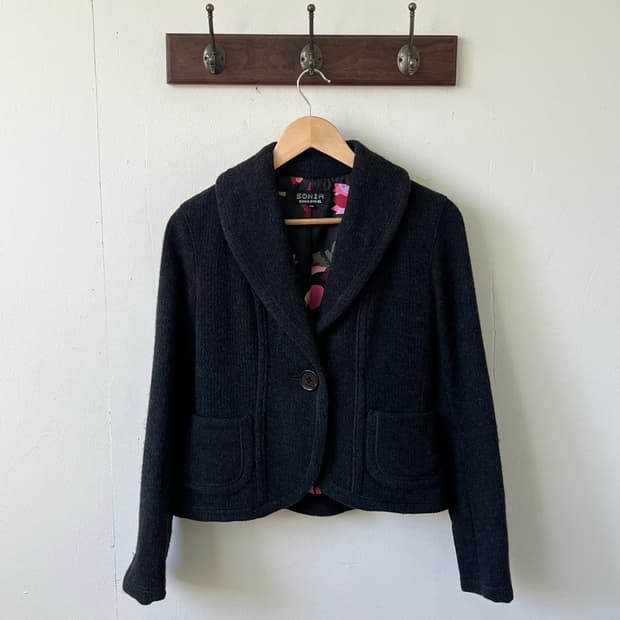 SONIA RYKIEL 울 숏 자켓