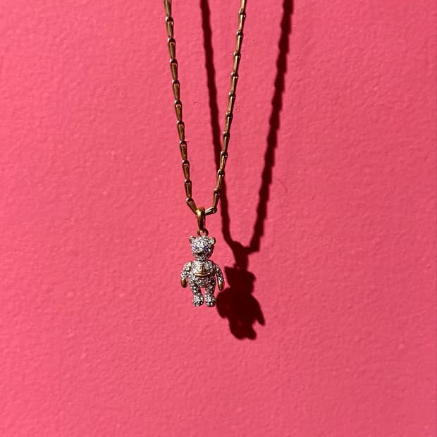 vivienne westwood necklace 비비안 베어 챰 목걸이