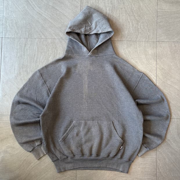 90년대 멕시코 생산 러셀 블랭크 그레이 페이딩 후드 