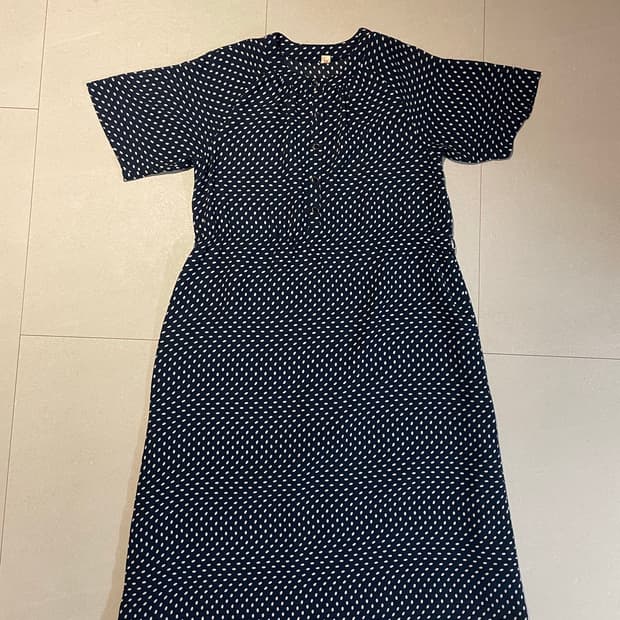 Retro 네이비 원피스 