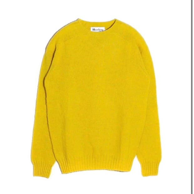 할리오브스코틀랜드 쉐기독 니트 피스타치오