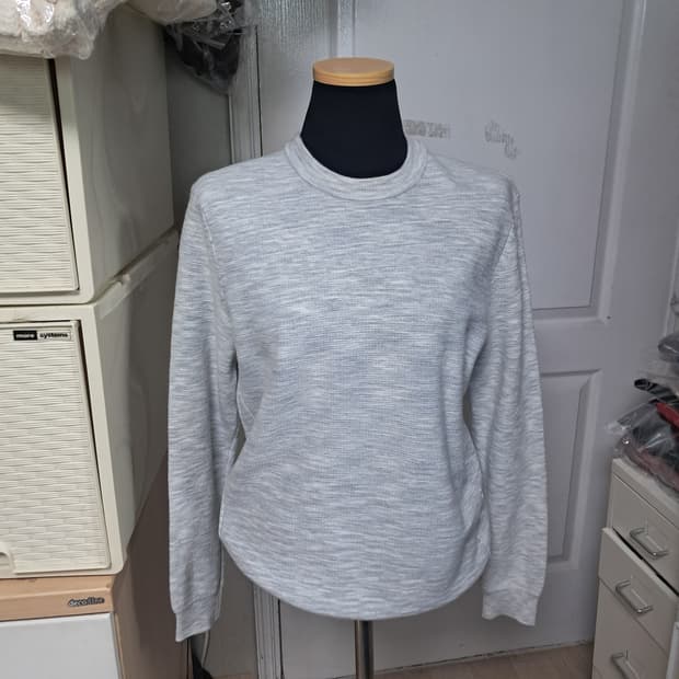 타임옴므 남성 멜란지그레이 니트 95사이즈