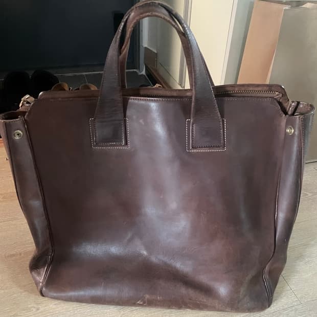 포터 풀 베지터블 레더 토트백