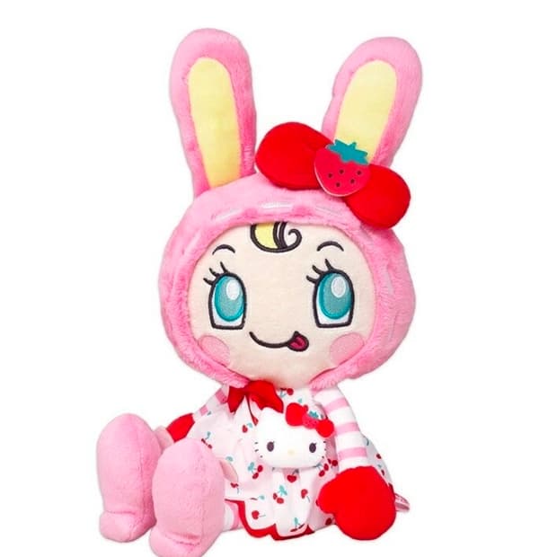 산리오 x 메조피아노 헬로키티 콜라보 시리즈 누이구루미 장식인형 베리에짱