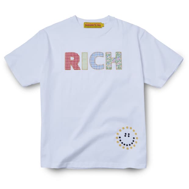 가먼츠팹 Homemade Rich Smile Button Tee