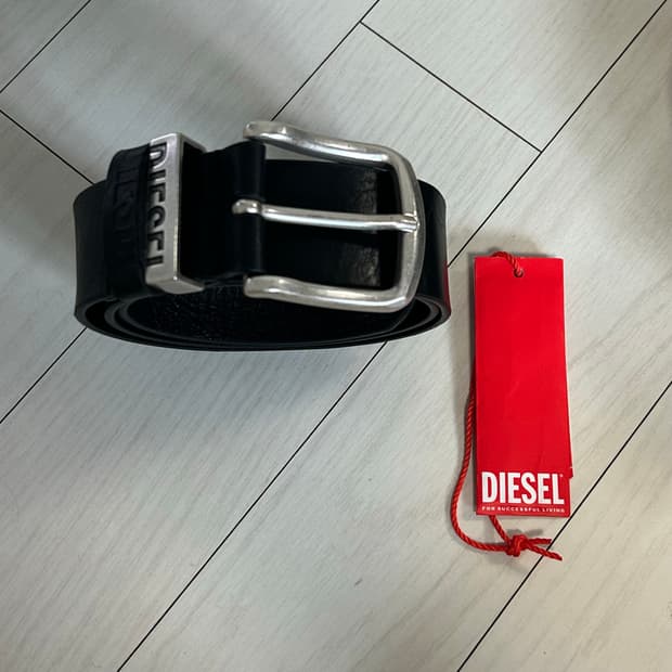 디젤 3.9cm Belt With Contrast Loops 75