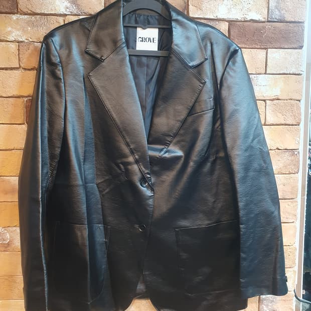 그로브 가죽 자켓