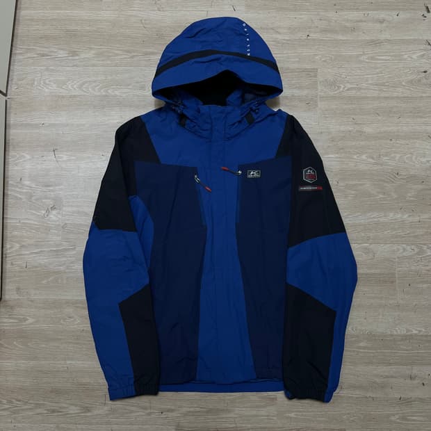 콜핑 여성 배색 기능성 바람막이 후드자켓 [블루] XL/100