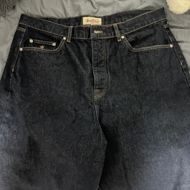스투시 버뮤다 팬츠 BIG OL' SHORT DENIM INDIGO 36