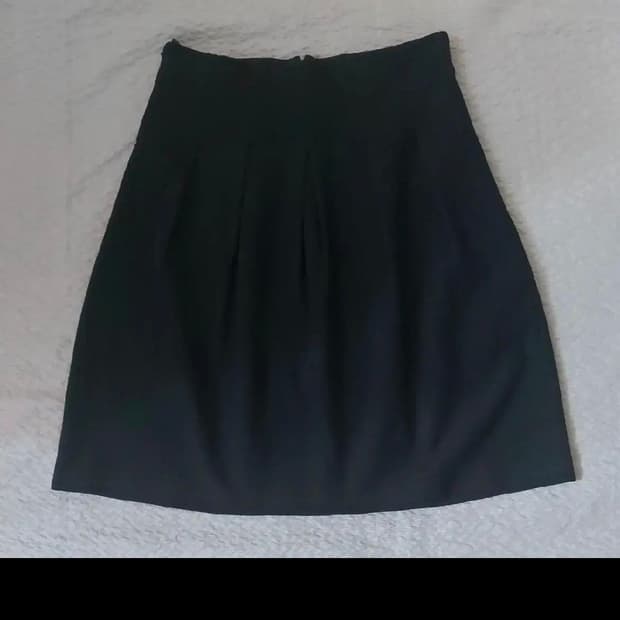 정품 프라다 울 미디 스커트