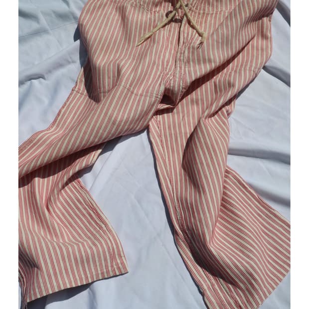 30s Red Stripe Sleeping Pants