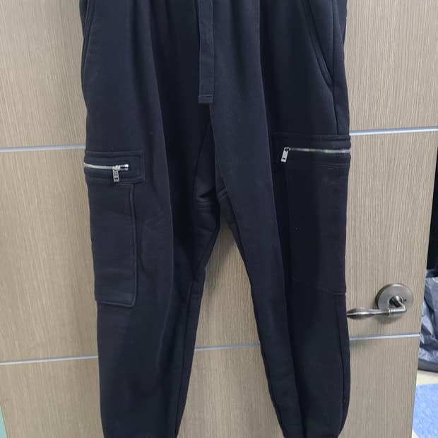 시스템옴므 블랙 조거팬츠 78