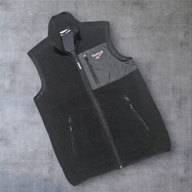 리복 플리스 조끼