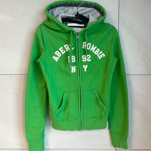 아베크롬비 말차 후드집업 (XS size) 