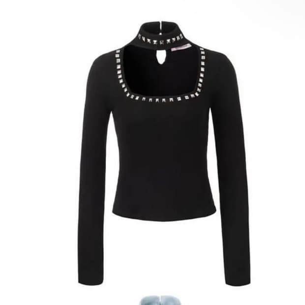 베이비메탈클럽 베메클 스터드 초커티 블랙