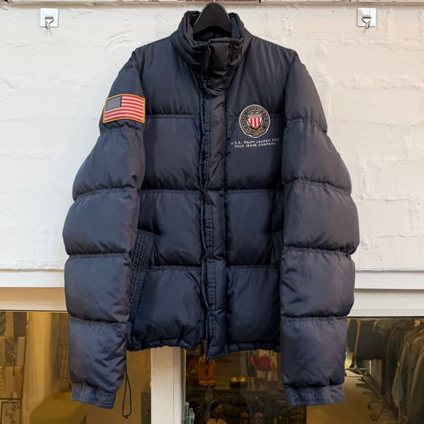 Polo Jeans 네이비 폴로 진스 패딩 L