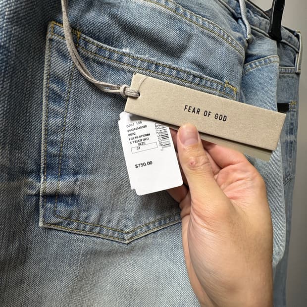 피어오브갓 이터널 5years 청바지 31