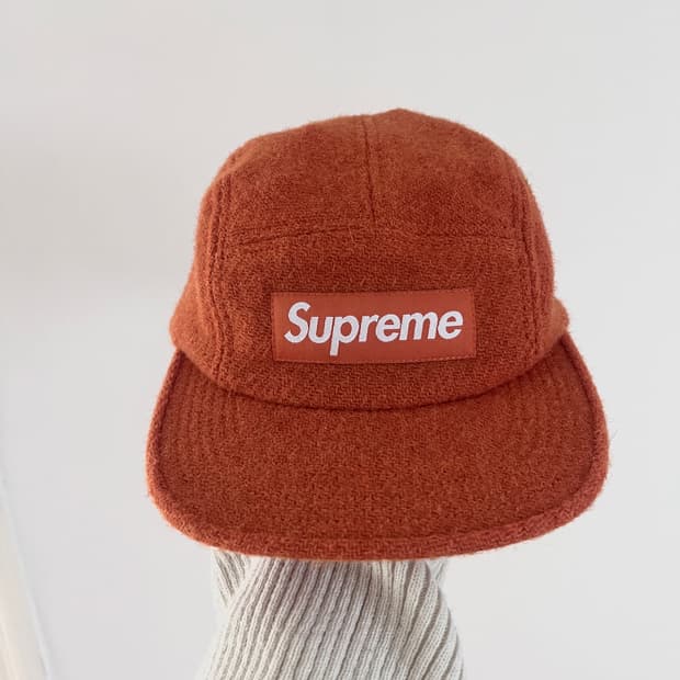 슈프림x해리스트위드 캠프캡 모자