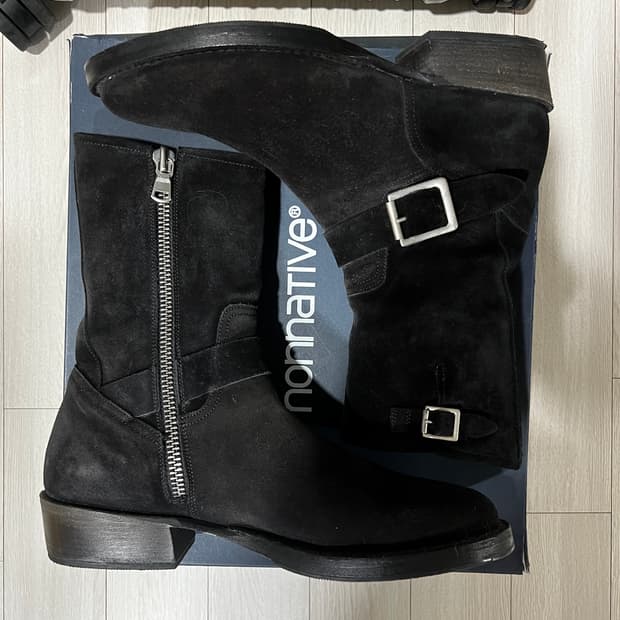 nonnative x rags mcgregor 바이커 짚업 부츠 41