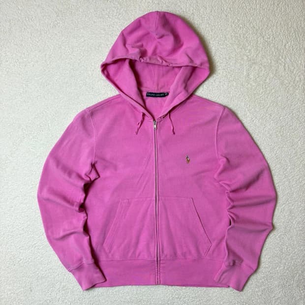 폴로 랄프로렌 00's Y2K 코튼 후드 집업 PN6312