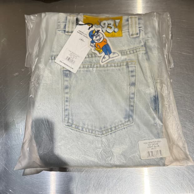 폴라 스케이트 93 데님 라이트블루 28-30 사이즈 새상품