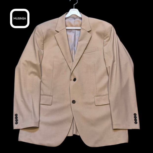 2XL(착샷잇음) 무신사 베이지 린넨 블레이져 