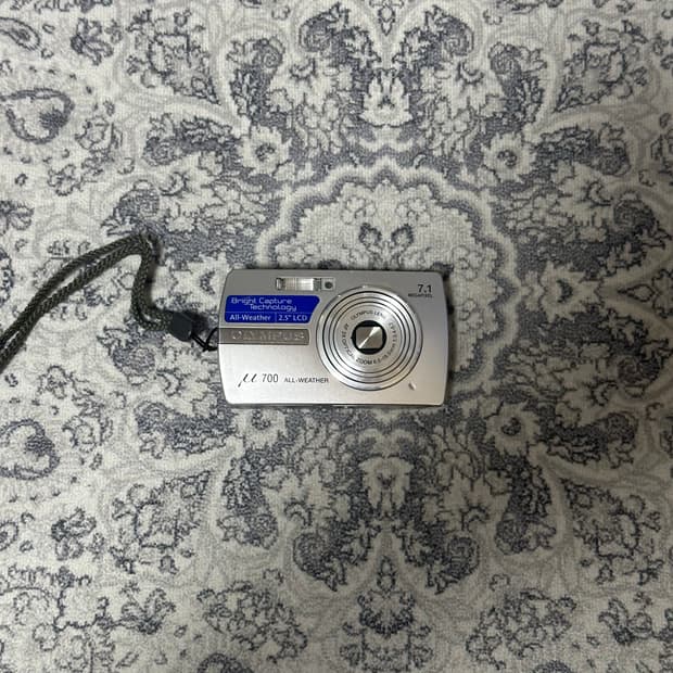 올림푸스 뮤 700 빈티지 디지털 카메라