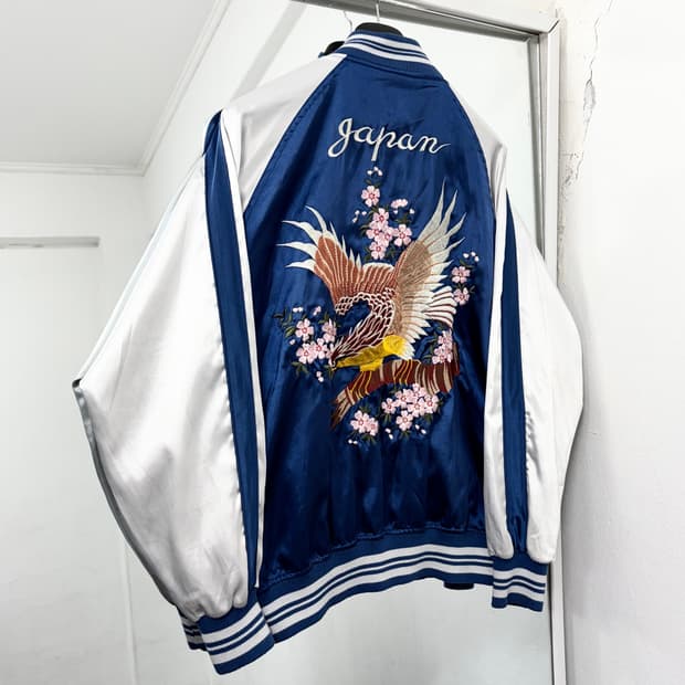 Humber 자수 스카쟌 자켓